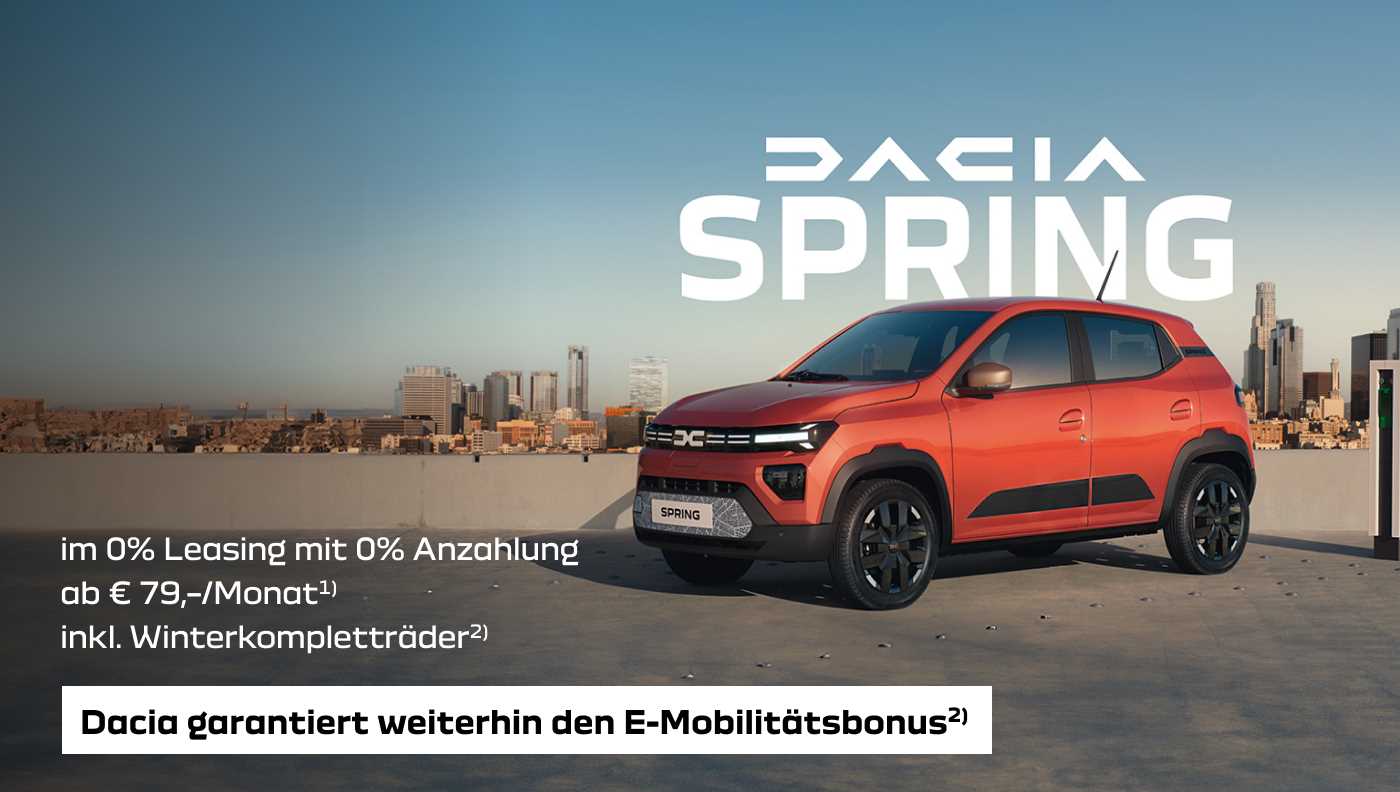 Zum Dacia Spring Leasing Angebot